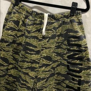 Undefeated Camo streetwear brand shorts for men